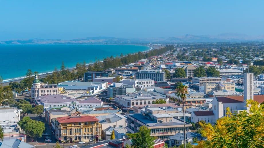 Napier, New Zealand coastline